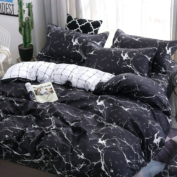 Marble Print Sheet Set